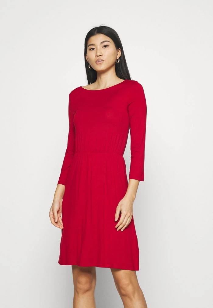 Peignoir ANNA FIELD Anna Field Mini Waisted Basic Dress Rouge Femme | DVW-9259493